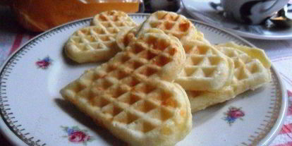 Шаг 7: сметанных вафель с сыром