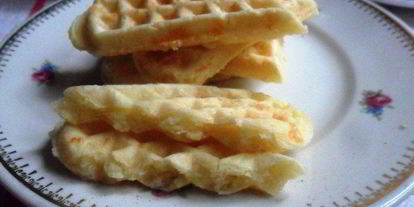 Шаг 8: сметанных вафель с сыром