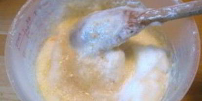 Шаг 3: теста на вафли в вафельнице