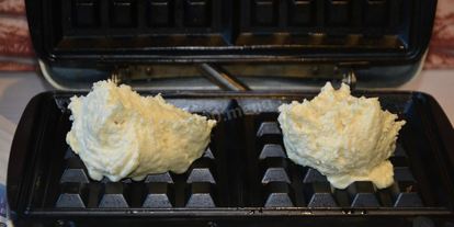 Шаг 7: творожных вафель в вафельнице