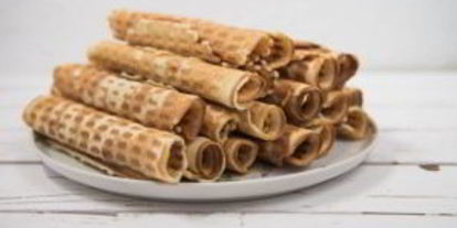 Шаг 8: вафельных трубочек мягких