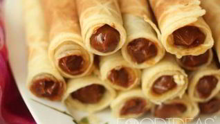 Рецепт Вафельных трубочек со сгущенкой