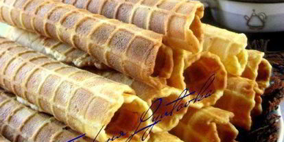 Шаг 9: вафельных трубочек