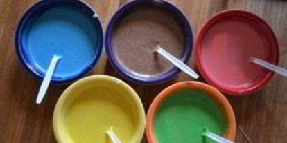 Шаг 2: вафель олимпийских кольца