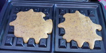 Шаг 4: вафель с шоколадом