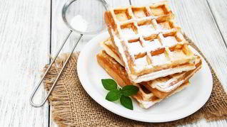 Рецепт Венских вафель с йогуртом