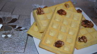 Рецепт Венских вафель с яблоком