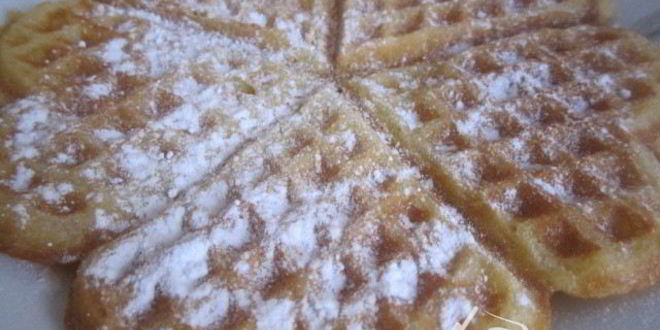 Рецепт яблочных вафель