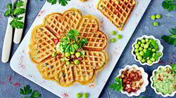 Рецепт Закусочных вафель из цукини