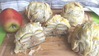 Рецепт Яблок в тесте фило