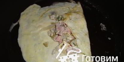 Шаг 4: яичных конвертиков