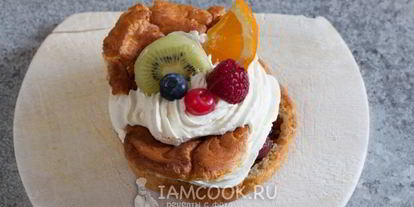 Шаг 22: больших эклеров с фруктами