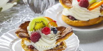 Шаг 23: больших эклеров с фруктами