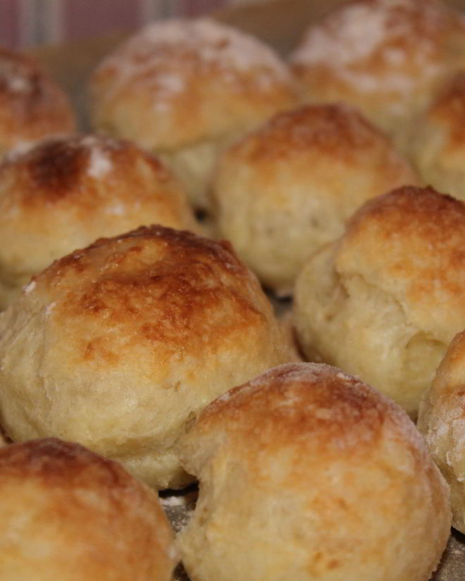 Рецепт домашних профитролей с банановым кремом