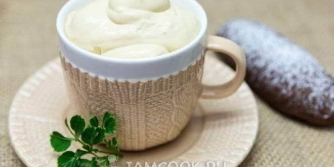 Рецепт карамельного крема для эклеров