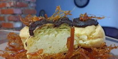 Шаг 10: профитролей птичье молоко