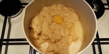 Шаг 2: профитролей птичье молоко