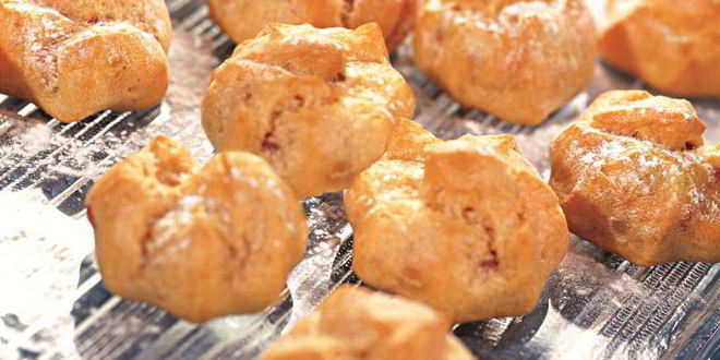 Рецепт профитролей с клубничной начинкой