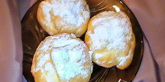 Рецепт Профитролей с творожной начинкой