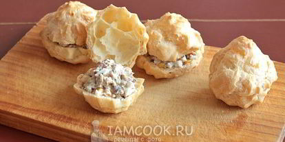 Шаг 15: профитролей со шпротами