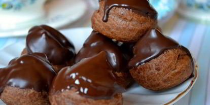 Шаг 15: шоколадных профитролей