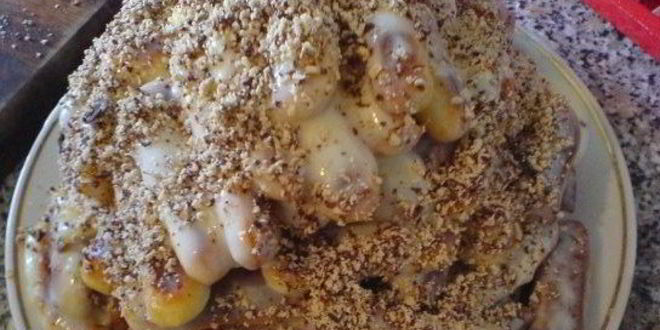 Рецепт Торта из эклеров со сметанным кремом