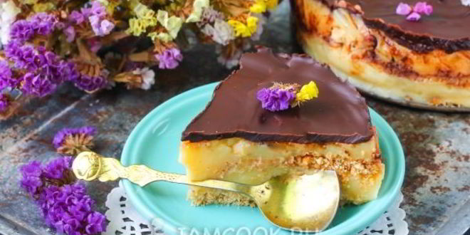 Рецепт торта эклер без выпечки