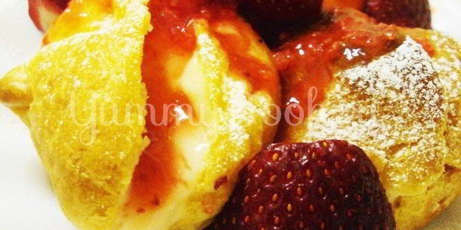 Рецепт весенних профитролей