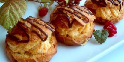 Шаг 8: эклеров из тыквы