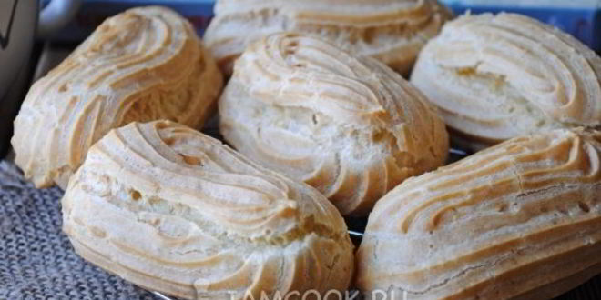 Рецепт эклеров на маргарине