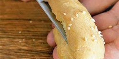 Шаг 2: эклеров с креветками