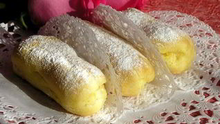 Рецепт Эклеров с лимонным заварным кремом