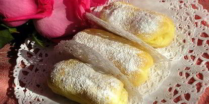 Шаг 12: эклеров с лимонным заварным кремом