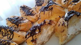 Рецепт Эклеров с заварным белковым кремом