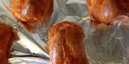 Шаг 6: закусочных томатных эклеров с кремом из моцареллы