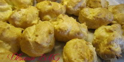 Шаг 6: заварного пирожного с заварным кремом на белом шоколаде