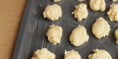 Шаг 2: заварного теста для профитролей