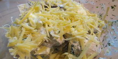 Шаг 5: картофельной запеканки с грибами