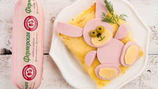 Рецепт Картофельной запеканки с колбасой