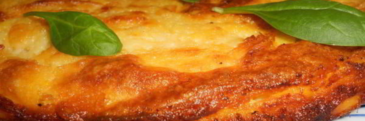 Рецепт Картофельной запеканки с мясом и шпинатом