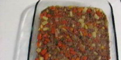 Шаг 1: картофельной запеканки с мясом