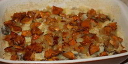 Шаг 6: картофельно-грибной запеканка