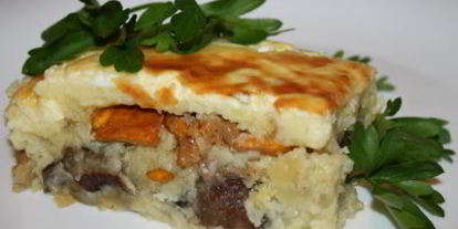 Шаг 9: картофельно-грибной запеканка