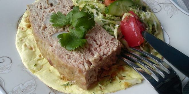 Рецепт Мясной запеканки с лесными грибами из маминой книги