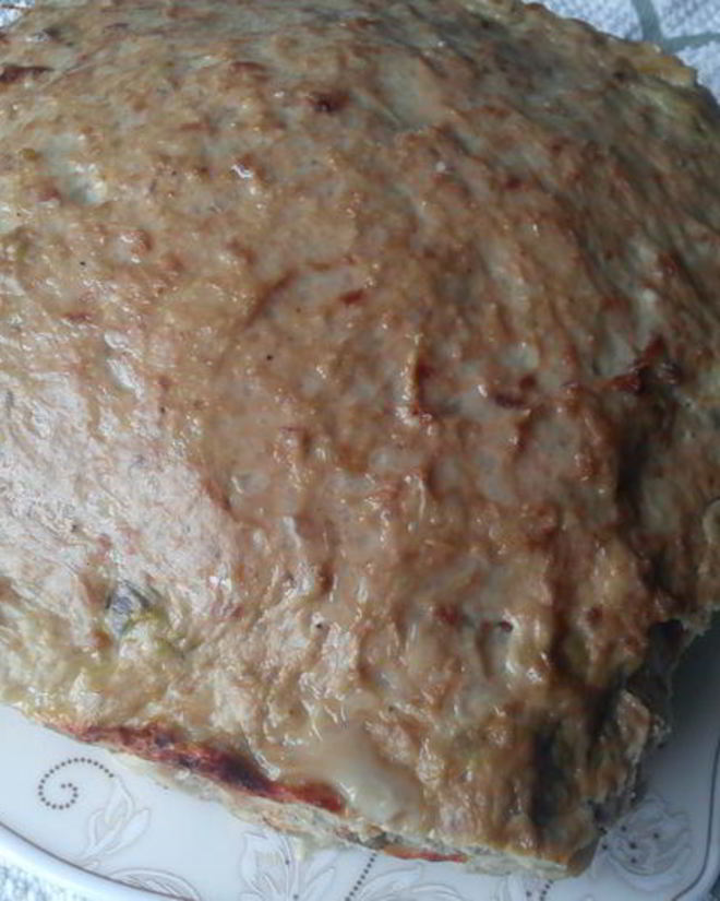 Рецепт мясной запеканки с лесными грибами из маминой книги