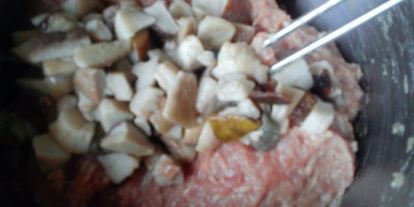 Шаг 3: мясной запеканки с лесными грибами из маминой книги