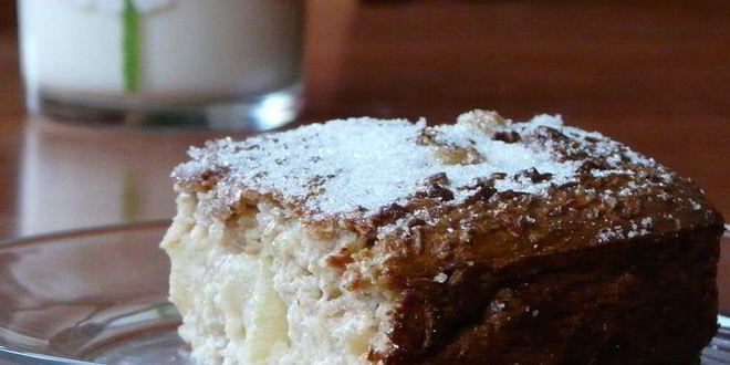 Рецепт Овсяной запеканки с яблоками