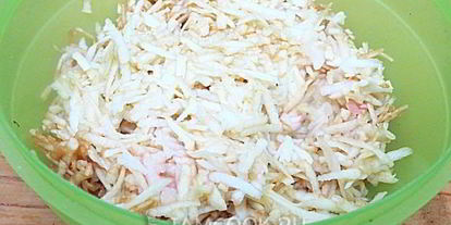 Шаг 5: рисовой запеканки с яблоками и корицей