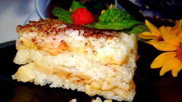 Рецепт Рисовой запеканки с яблоками