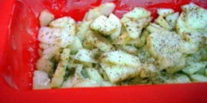 Шаг 5: рисовой запеканки с яблоками